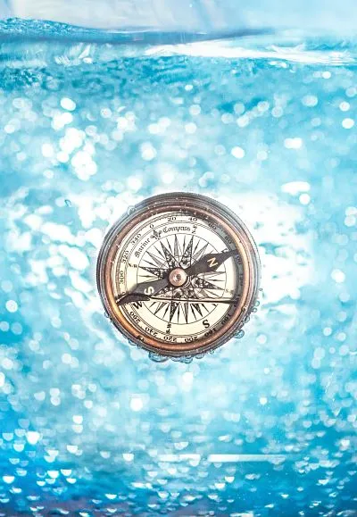 Compass underwater
